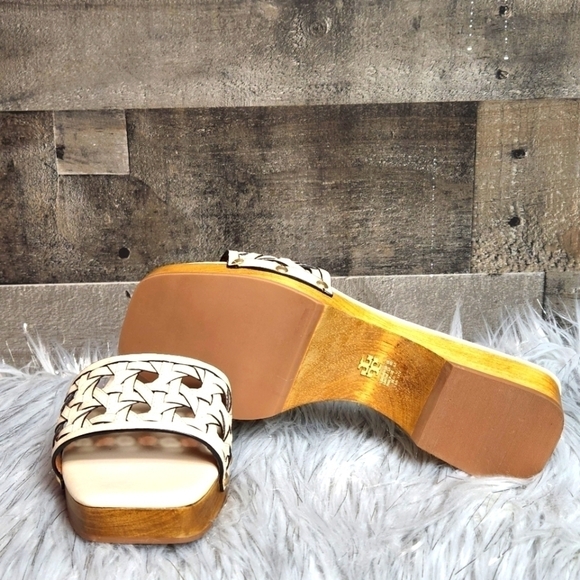Host Post 🎉 New Tory Burch BASKET-WEAVE CLOG - Picture 8 of 13